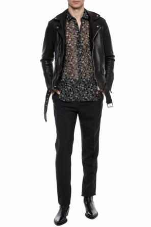Embroidered sheer shirt, zdjęcie 2 Embroidered sheer shirt od Saint Laurent
